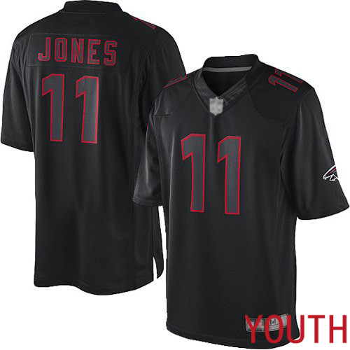 Atlanta Falcons Limited Black Youth Julio Jones Jersey NFL Football 11 Impact